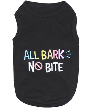 Parisian Pet - Dog T-Shirt All Bark No Bite