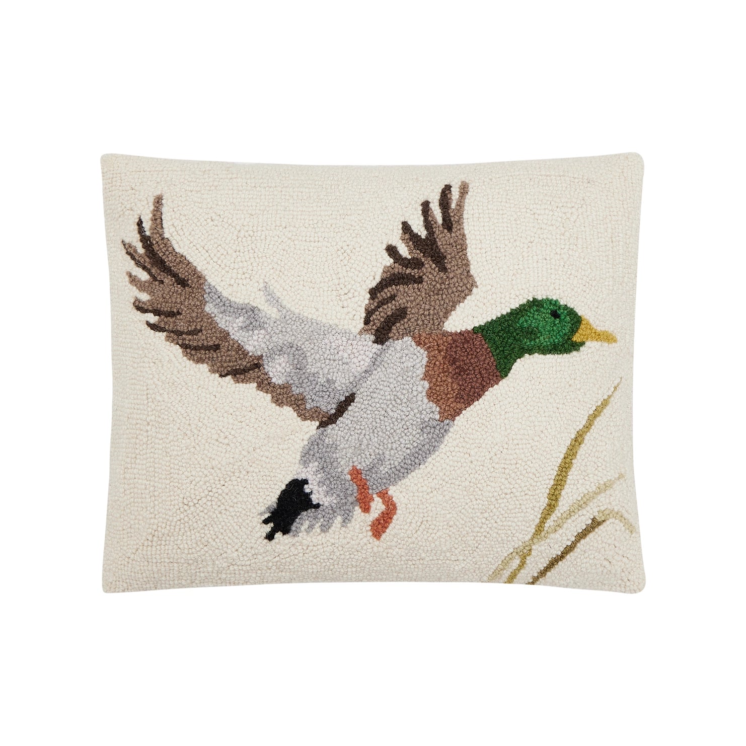 Peking Handicraft - Pillow Hook Mallard Camp Wandawega - Southern Agriculture 