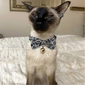Moon-X USA - Cat Collar Kiku Ribbon Bow Tie