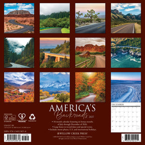 Willow Creek Press - 2027 America's Backroads Calendar