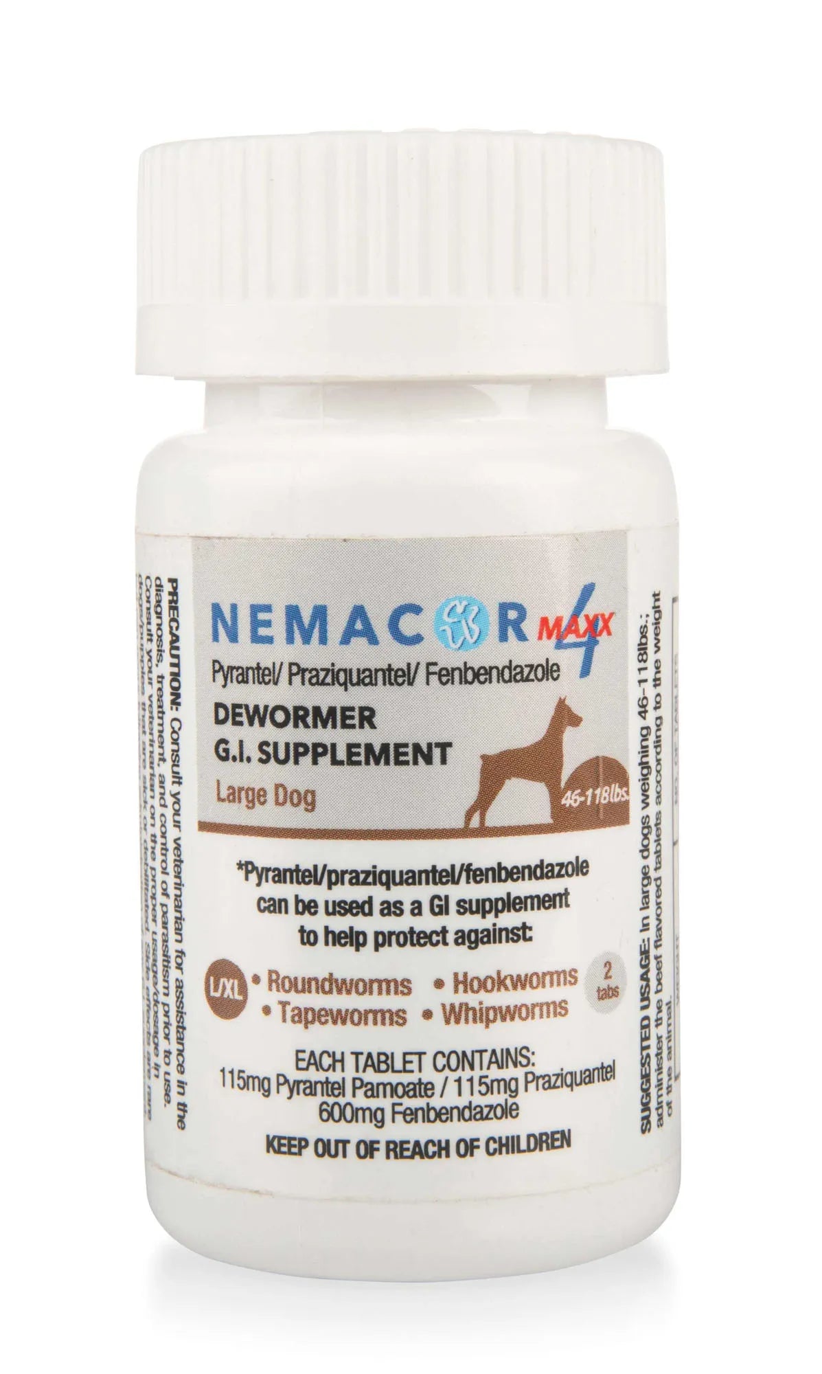 K & K Vet Products - Nemacor© MAXX 4 Flavored Tablets