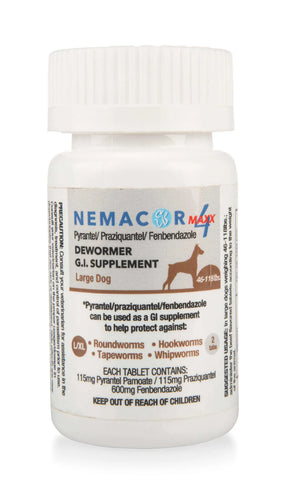 K & K Vet Products - Nemacor© MAXX 4 Flavored Tablets
