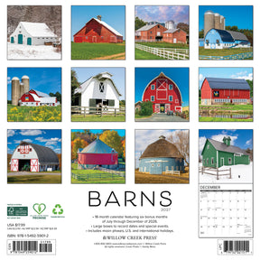 Willow Creek Press - 2027 Barns Calendar