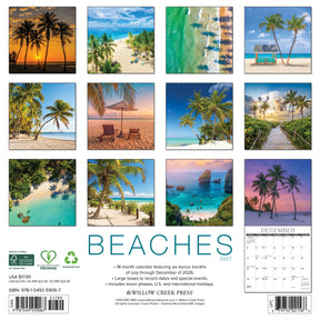 Willow Creek Press - 2027 Beaches Calendar