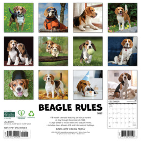 Willow Creek Press - 2027 Beagle Rules Calendar