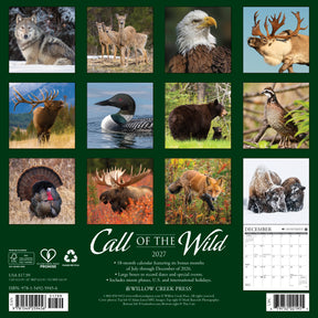 Willow Creek Press - 2027 Call Of The Wild Calendar
