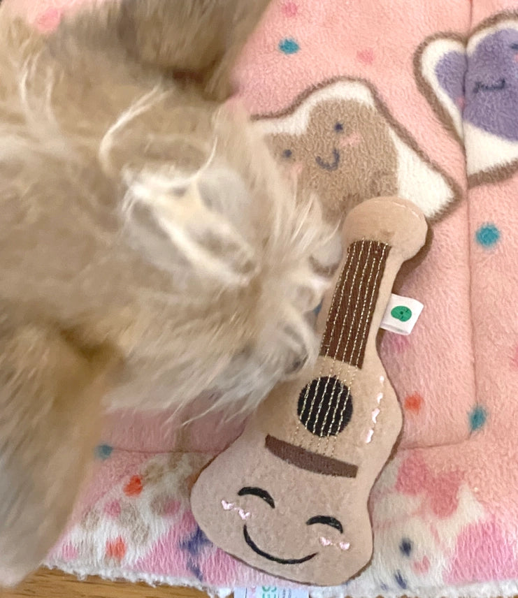 Screaming Pickles - Dog Toy Mini Guitar Plush