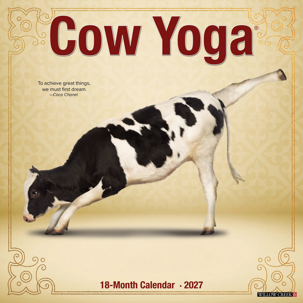 Willow Creek Press - 2027 Cow Yoga Calendar