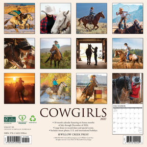 Willow Creek Press - 2027 Cowgirls Calendar