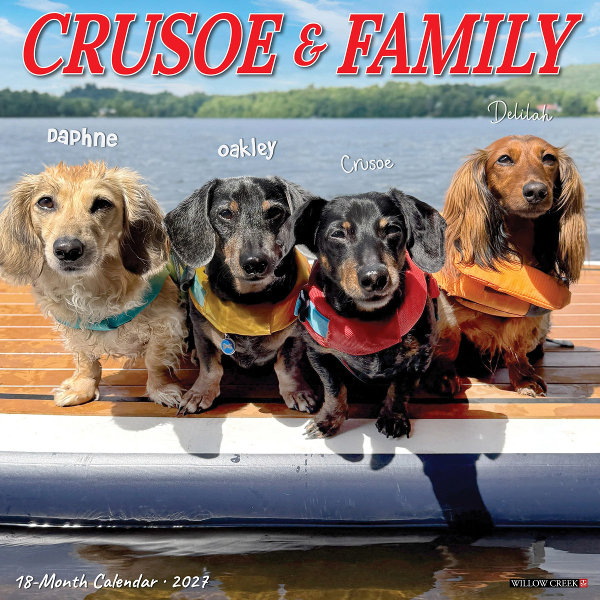 Willow Creek Press - 2027 Crusoe & Family Calendar