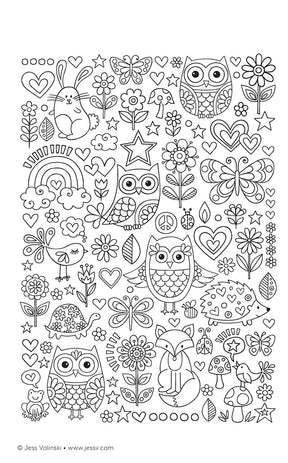 Wellspring- Coloring Book - Color Animals