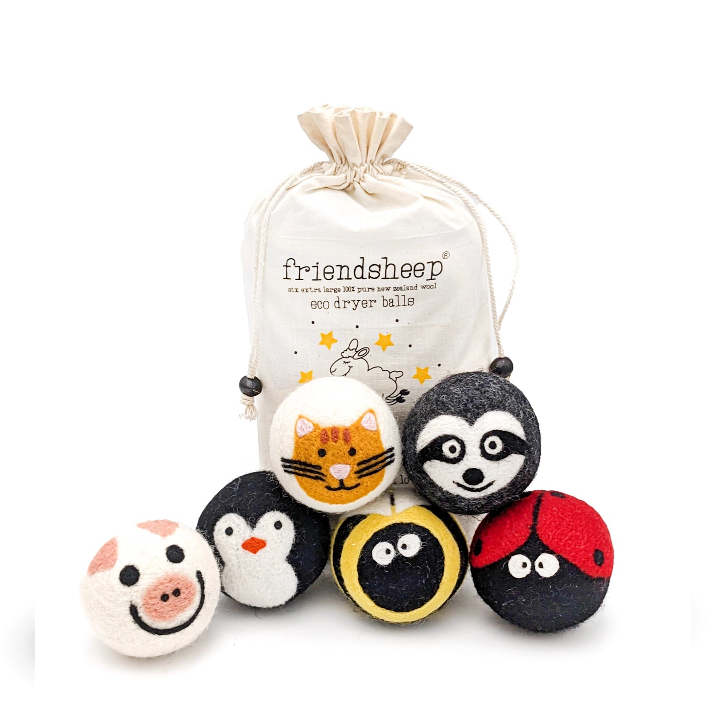 Friendsheep - Eco Dryer Balls Critter Camp - Southern Agriculture 