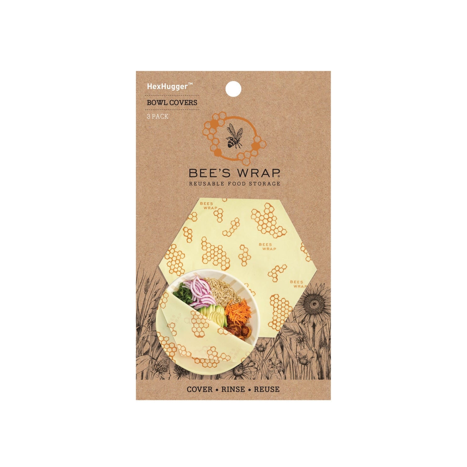 Bee's Wrap -  Honeycomb Hex Hugger Bowl Cover