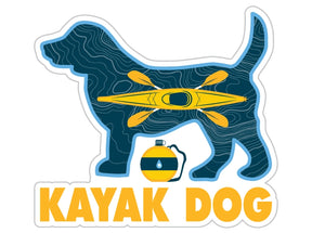 Dog Speak - Decal Kayak Dog
