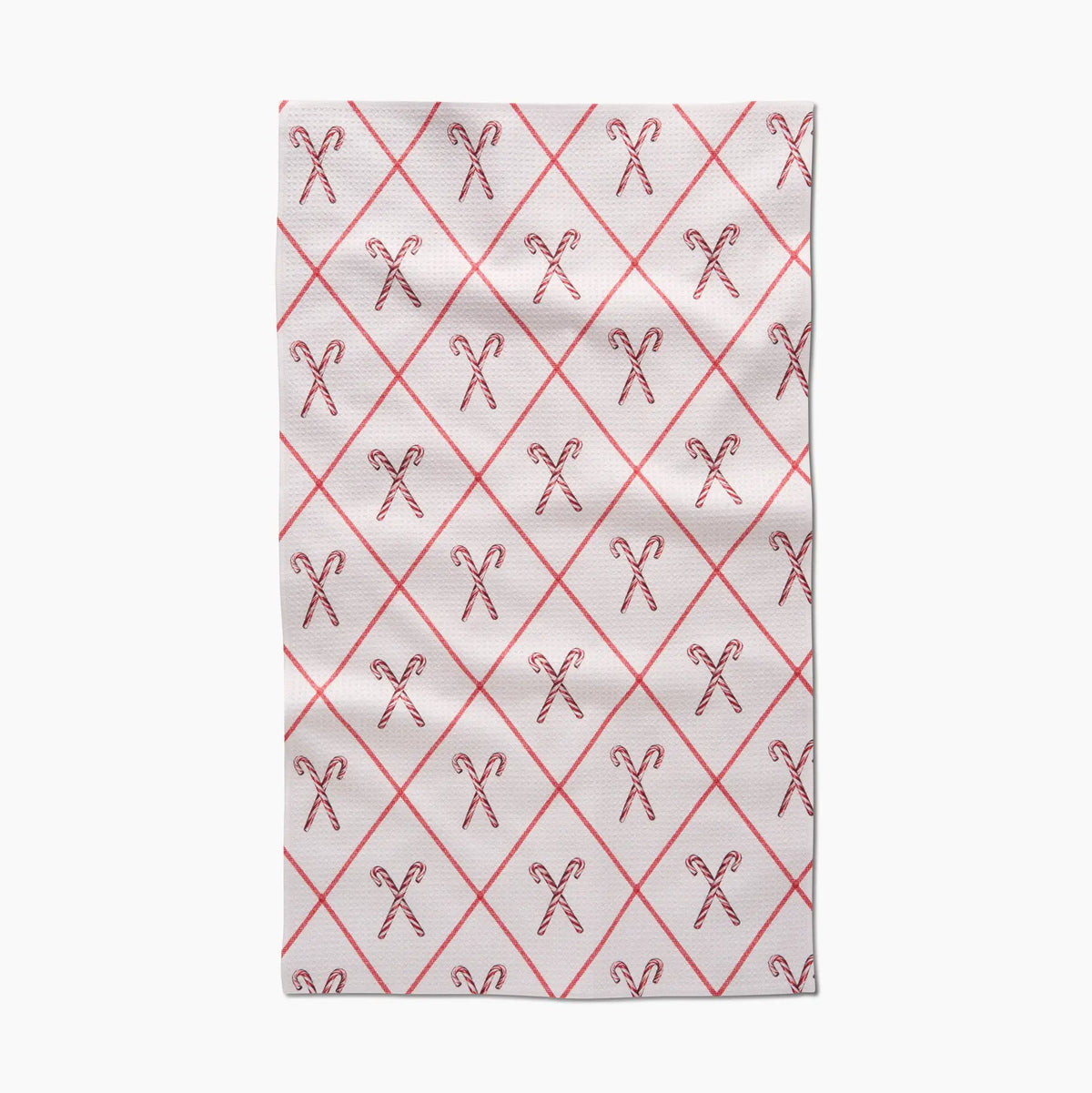 Geometry - Tea Towel Festive Candy Canes