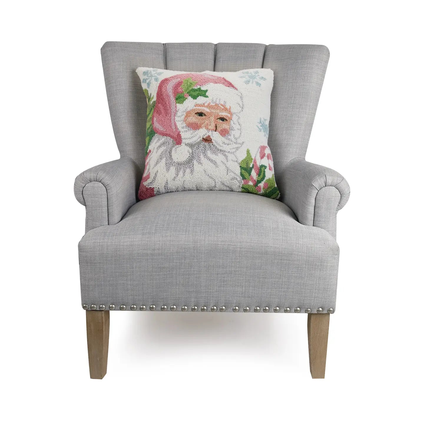 Peking Handicraft - Santa White Hook Pillow