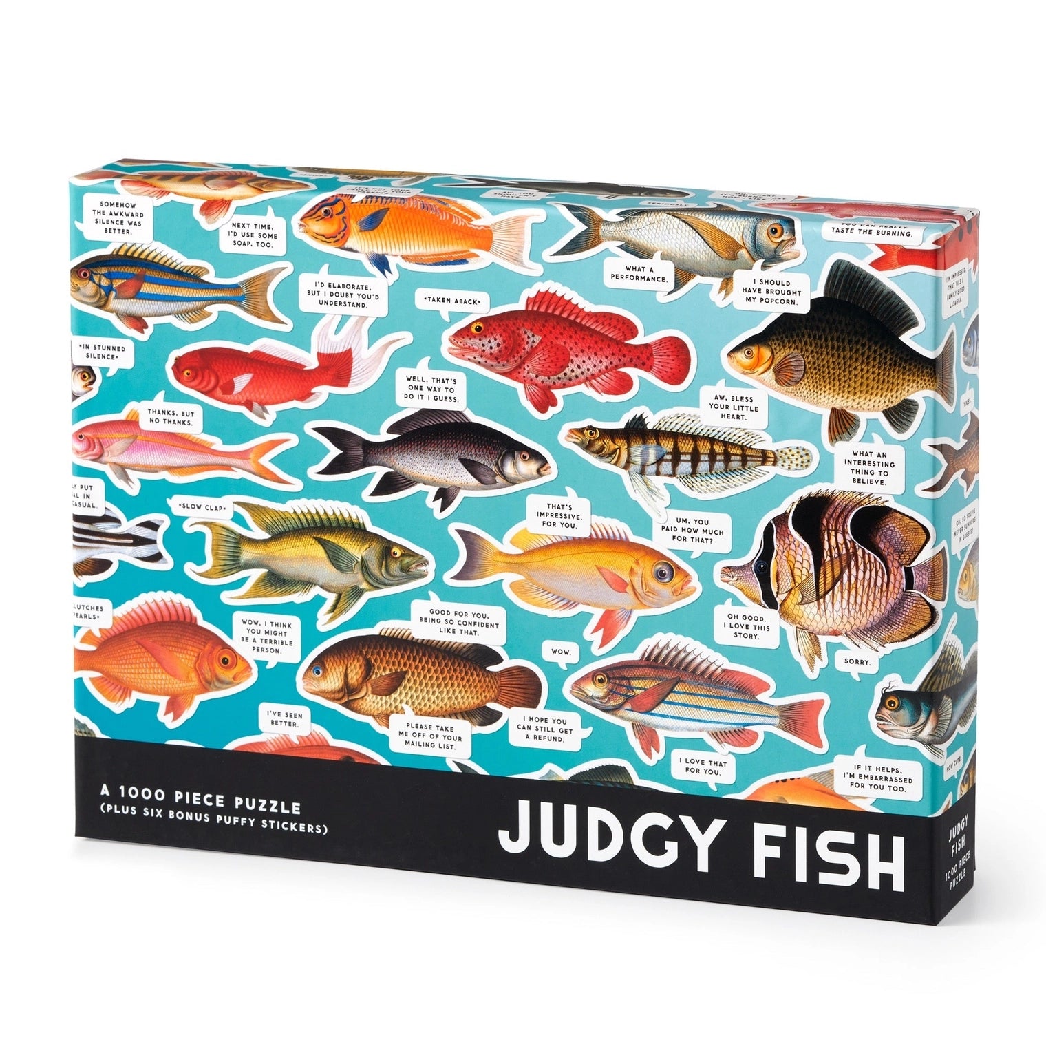 Chronicle-Hachette Book - Puzzle Brass Monkey Judgy Fish (1000 Piece)