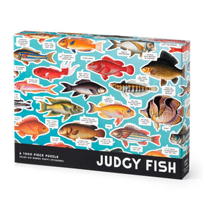 Chronicle-Hachette Book - Puzzle Brass Monkey Judgy Fish (1000 Piece)