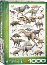 Eurographics Puzzles - Puzzle Dinosaurs of Cretaceous Period