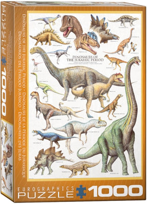Eurographics Puzzles - Puzzle Dinosaurs of Jurassic Period