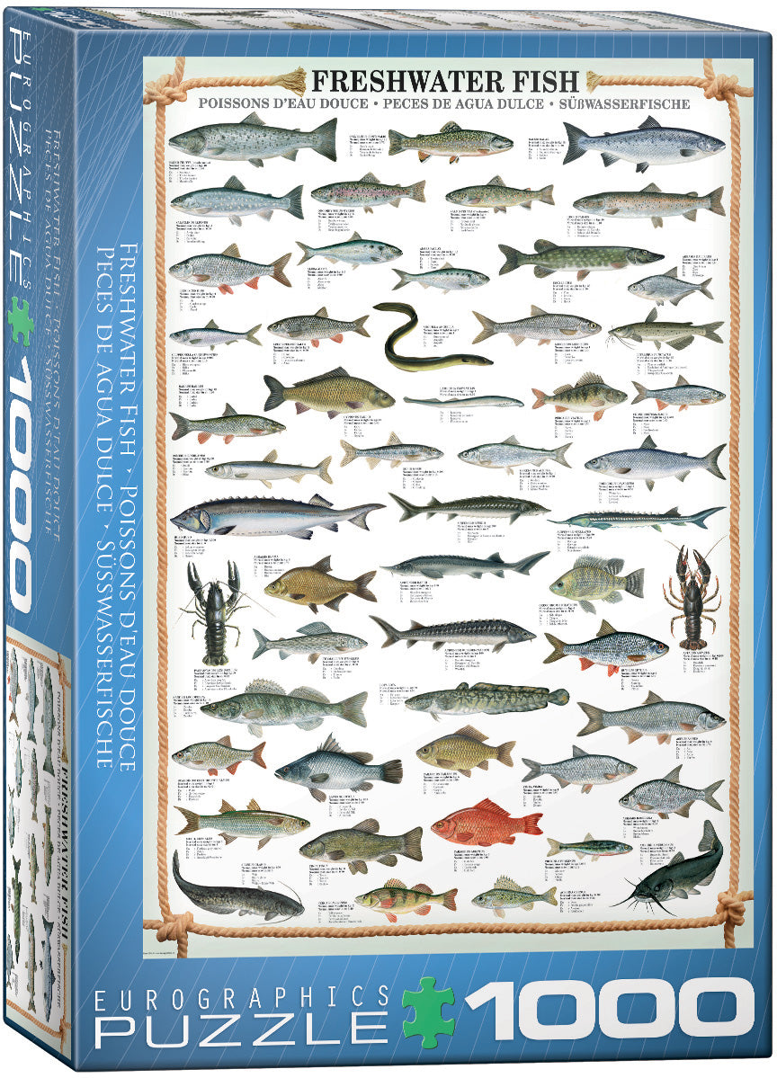 Eurographics Puzzles - Puzzle Fresh Water Fish