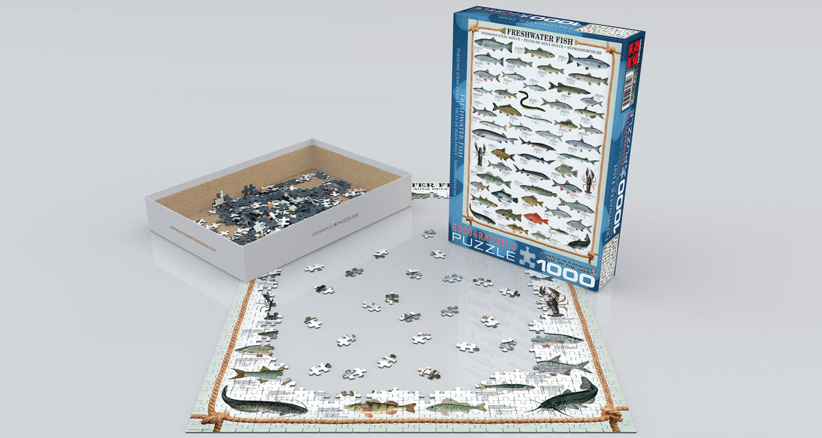 Eurographics Puzzles - Puzzle Fresh Water Fish