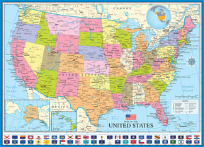 Eurographics Puzzles - Puzzle Map of USA