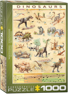 Eurographics Puzzles - Puzzle Dinosaurs