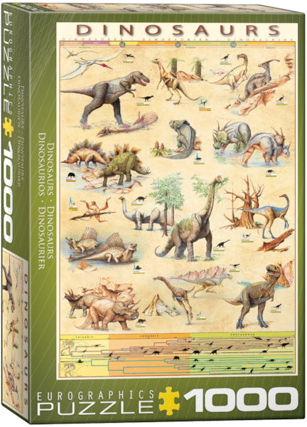 Eurographics Puzzles - Puzzle Dinosaurs