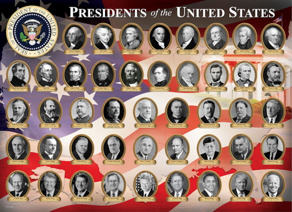 Eurographics Puzzles - Puzzle Presidents of USA