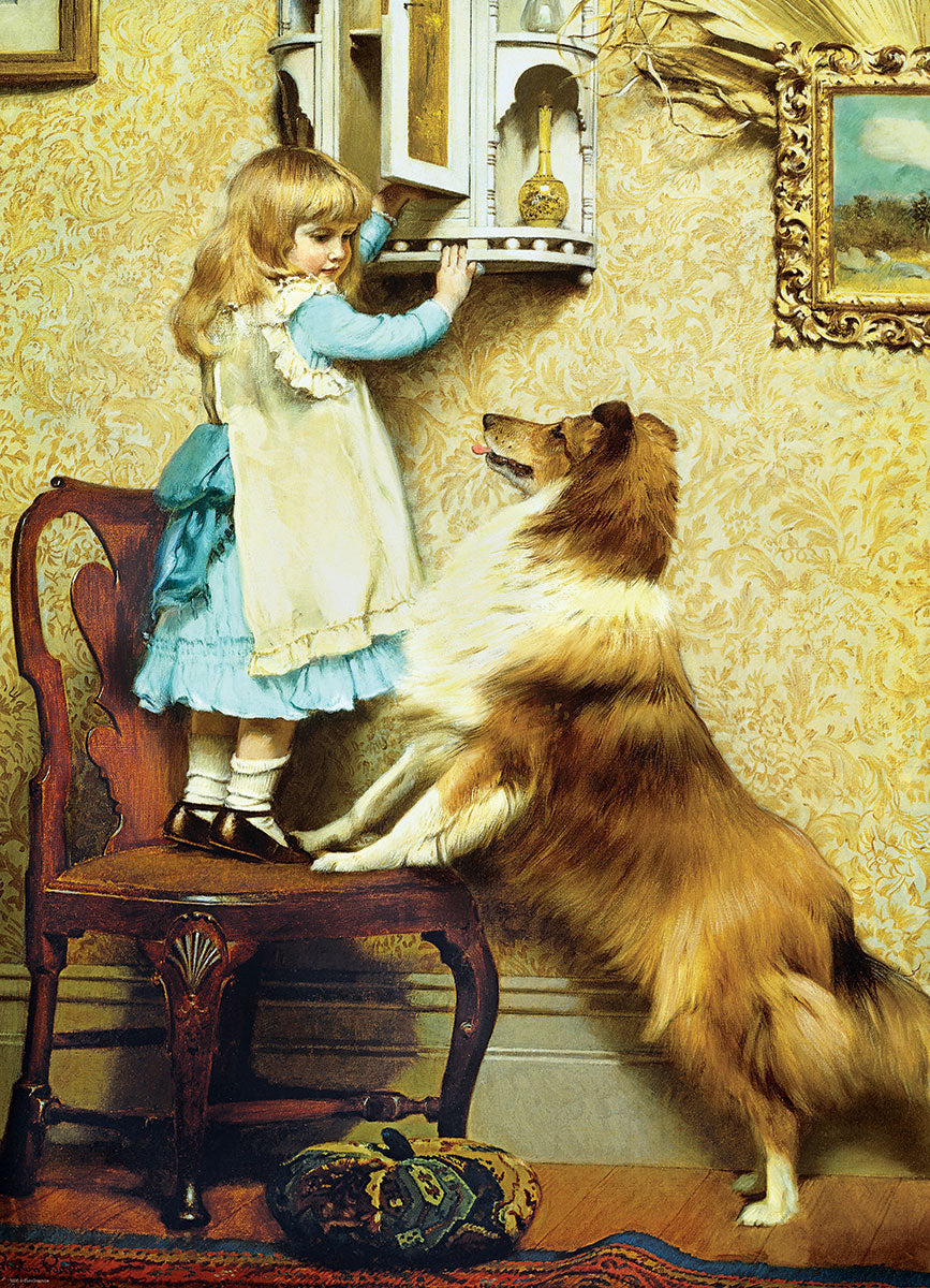 Eurographics Puzzles - Puzzle Little Girl & Sheltie