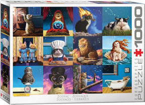 Eurographics Puzzles - Puzzle Zodiac Cats