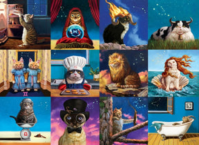 Eurographics Puzzles - Puzzle Zodiac Cats