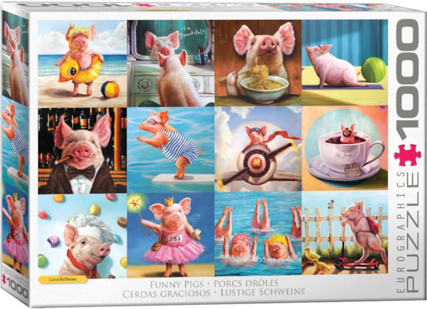Eurographics Puzzles - Puzzle Funny Pigs