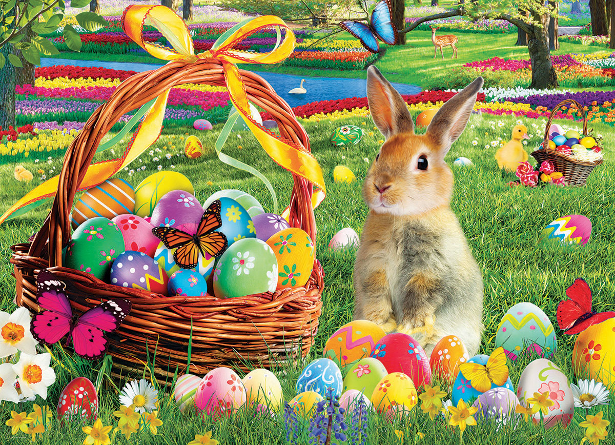 Eurographics Puzzles - Puzzle Easter Garden
