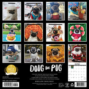 Willow Creek Press - 2027 Doug The Pug Calendar