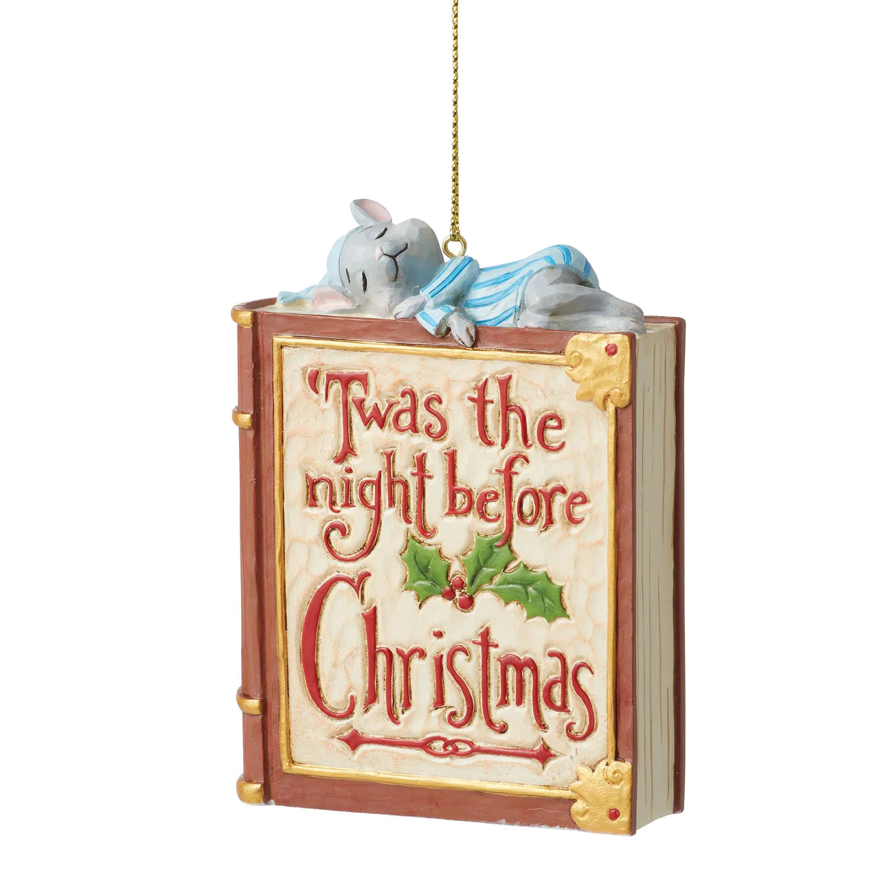 Enesco Jim Shore - Ornament Book Night Before Christmas