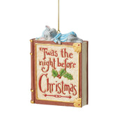 Enesco Jim Shore - Ornament Book Night Before Christmas