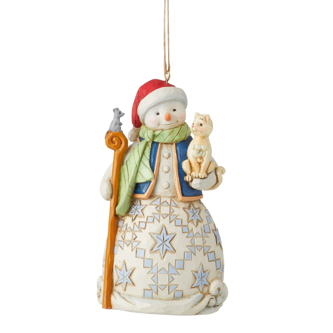 Enesco Jim Shore - Ornament Snowman with Cat