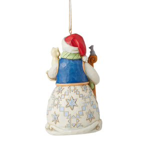 Enesco Jim Shore - Ornament Snowman with Cat