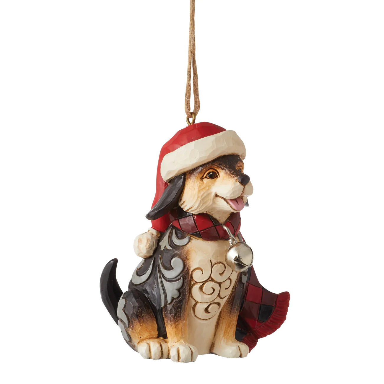 Enesco Jim Shore - Ornament Highland Dog Plaid