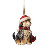 Enesco Jim Shore - Ornament Highland Dog Plaid
