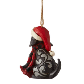 Enesco Jim Shore - Ornament Highland Dog Plaid