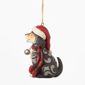 Enesco Jim Shore - Ornament Highland Dog Plaid