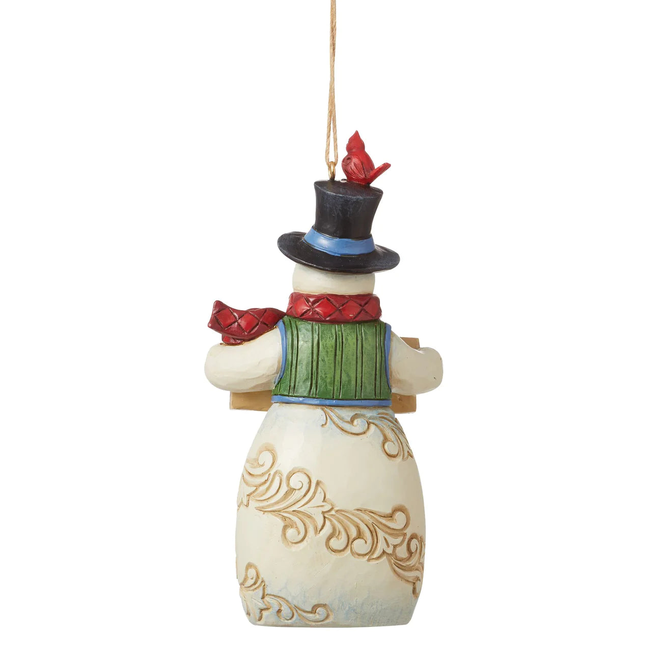 Enesco Jim Shore - Ornament Snowman w/ Christmas Sign