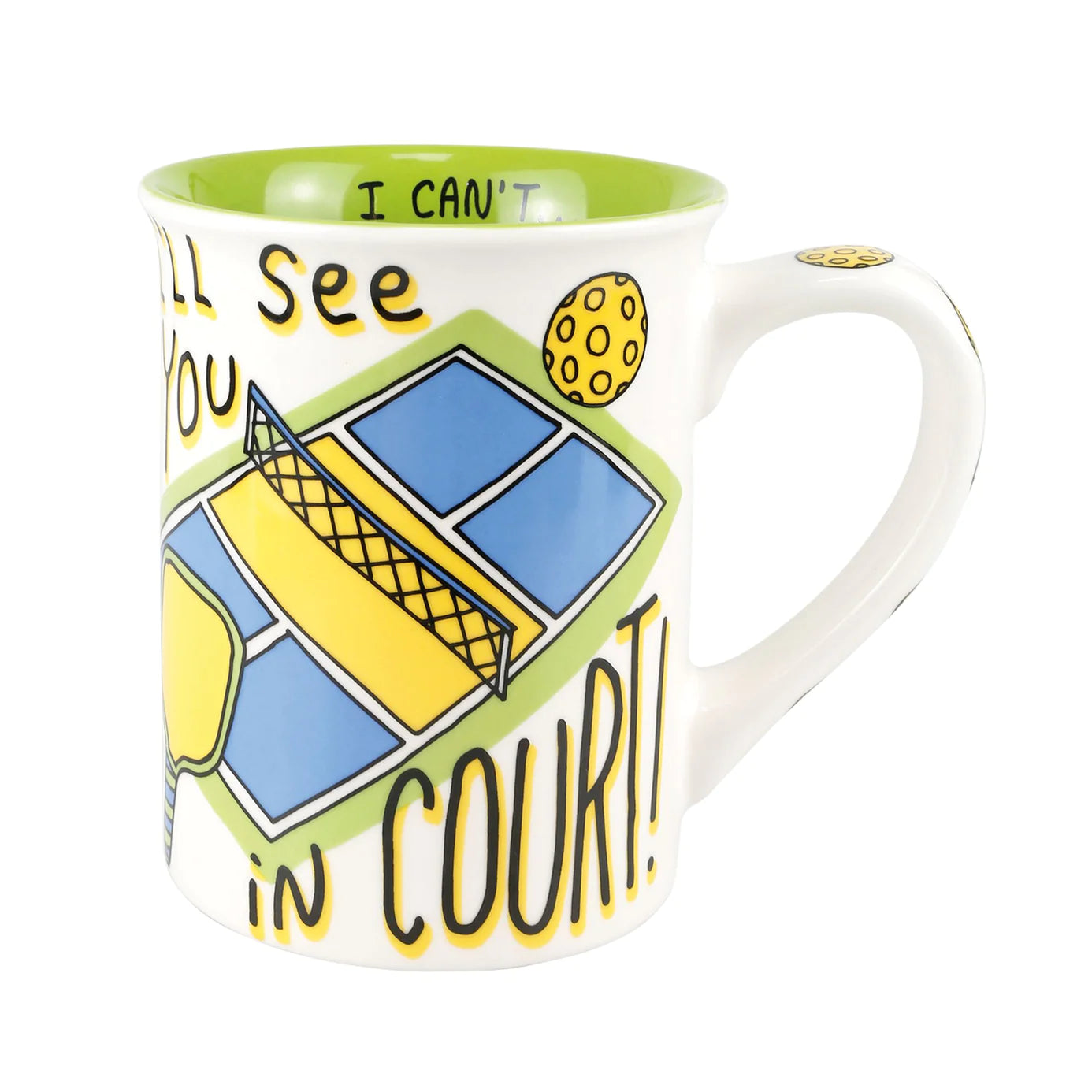 Enesco Our Name is Mud - Mug Court Pickleball