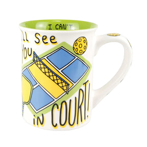 Enesco Our Name is Mud - Mug Court Pickleball