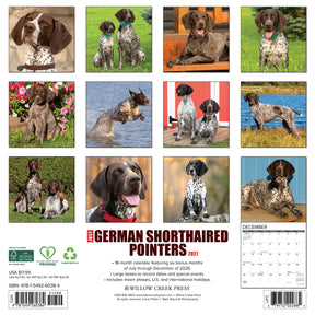 Willow Creek Press - 2027 German Shorthaired Pointers Calendar