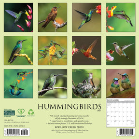 Willow Creek Press - 2027 Hummingbirds Calendar