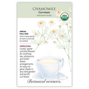 Botanical Interests, Inc. - Chamomile German Seeds - Southern Agriculture 